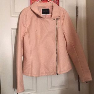 Pink Moto Jacket Plus